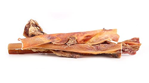 KT-Pets Rinderkopfhaut Stangen 30cm - 1000g / Rinderkopfhautstangen Premium für Hunde