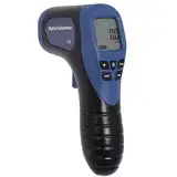 Professioneller digitaler Tachometer Drehzahlmesser, Handheld LCD Digital Laser Umdrehungsmesser Tachometer, Berührungsloser Drehzahlmesser, Drehzahlmesser, Reflektierendem Klebeband-Blau