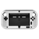 OSTENT Anti-Schock Hard Aluminium Metall Box Cover Case Shell kompatibel für Nintendo Wii U Gamepad Farbe Silber