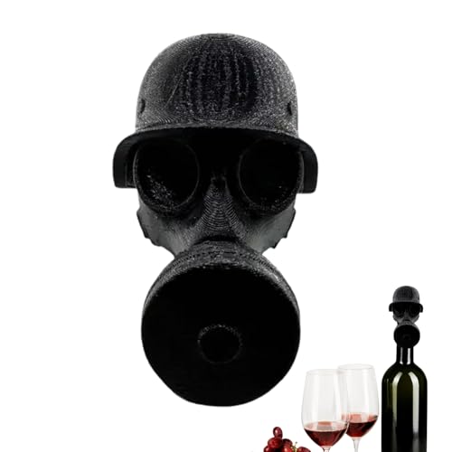 G-M30 Bierflaschenverschluss, G-M30 Stahlhelm Gasmaske Bierflaschendeckel, Klassischer Vintage Bierhelm Gasmaskenflaschenhut, Staubdichter Trinkbierhut Flaschendeckel, Geschenk Für Bierliebhaber