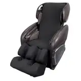 hardtry Bezug für Massagesessel,All-Inclusive Abdeckung für Massagesessel Stretch Massagesesselbezug Shiatsu Massagesessel Staubdichter Kratzfeste Bezug SchutzhüLle(Black,Upper Body+Leg Foot Cover)