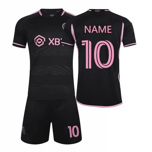 ISHWARA #10 personalisiertes Trikot-Set für Herren und Mädchen mit Namen und Nummer, Team-Logo, individuelles Fußballtrikot für Jungen-Trainingsanzug