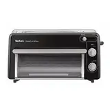 Tefal Toast n’ Grill TL6008 | 2 in 1 Toaster und Mini-Ofen | Sehr energieeffizient und schnell | 1300 Watt | 43.5 x 28.5 x 22.5 cm | Schwarz/ Alu matt | 220-240V | 50-60Hz