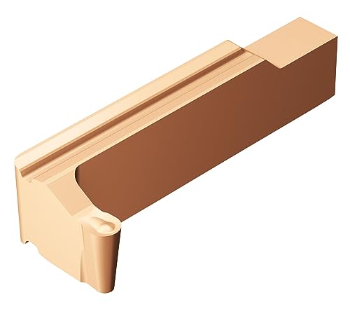 Sandvik Coromant RG123L1-0200-RO 1115 PVD beschichtetes Hartmetall CoroCut 1-2 Teil- und Nuteinsatz für Profilierung, 1 mm Nasenradius, positiver Spanbrecher, Größe L (5 Stück)