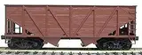 Accurail 2700 55 Tonnen Holzseite 2-Bay Hopper - Bausatz - undekoriert