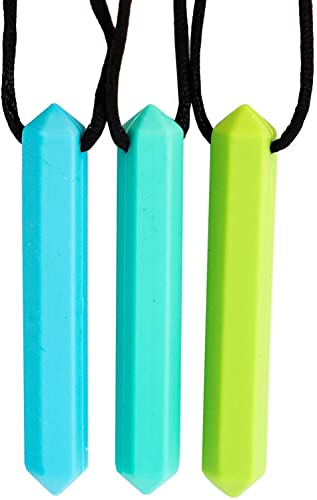 Tilcare Chew Chew Sensory Kauen Halskette - Am besten für Kinder oder Erwachsene, die gerne beißen oder Autismus haben - Langlebiges und starkes Silikon-Kauspielzeug - Kaukette für Jungen und Mädchen