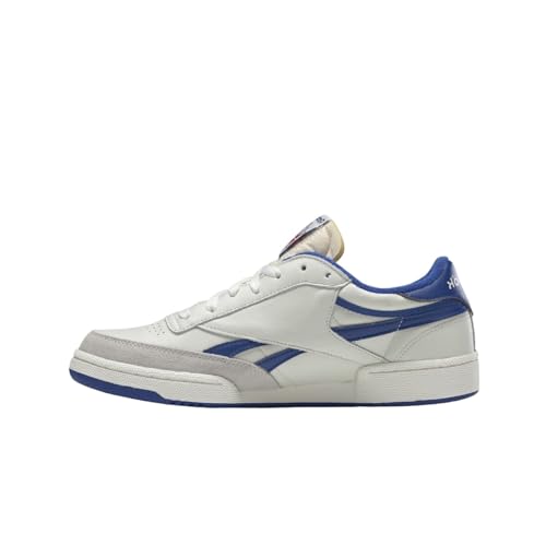 Reebok Herren Club C Revenge Vintage Sneaker, Chalk/Collegiate Royal/Excellent Red, 42 EU