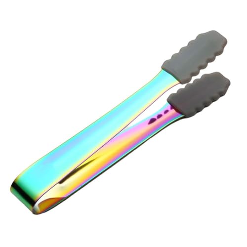 Eiszange, Edelstahl, 13 cm, für Brot, Lebensmittel, Grill, Mini-Zucker, Dessert, Klemme, Partyutensilien, Bar, Haus, Kaffee