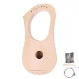 Lyre Harp – Lyra-Set für Anfänger aus Holz, Handwerksset mit tragbaren Saiteninstrumenten | leicht zu montierende Schläferherstellung für Musikliebhaber, Musik-Geschenkset innen