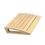 perfk Sauna-Rückenlehne aus Holz, Gebogene Sauna-Kopfstütze, professionell, rutschfest, modern, Stützkissen für das Baden im Hotel-Dampfbad
