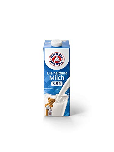 Bärenmarke die haltbare Milch 3,8% Fett 1 Liter , 12er Pack (12 x 1 l)