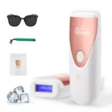 IPL Geräte Haarentfernung Laser mit Kühlfunktion,3 Erweiterte Funktionen HR/SC/RA,8 Energiestufen 999,999 Lichtimpulse Laser Haarentfernun für Frauen,Männlich,Gesicht,Ganzkörper