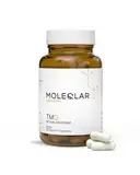 MoleQlar TMG Betain Kapseln - 60 vegane Premium TMG-Kapseln - 500mg wasserfreies Betain (Trimethylglycin) pro Kapsel - hochrein - Betain anhydrous - Made in Europe