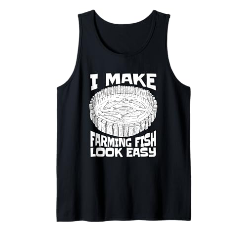 Fischzuchtanlagen - Meeresbiologie Aquakultur Fischzüchter Tank Top
