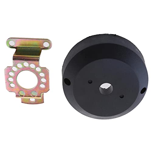 Baoblaze 90 Abgewinkelter Blendensatz Boot Außenborder Innenborder Motor Helm Schwarz