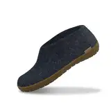 Glerups Filz Hausschuhe Herren und Damen (Größe 37) | Komfortabler Hausschuh mit Natürlicher Gummisohle | Herren & Damen Slipper Geschlossen | Comfortable Slippers Women & Men