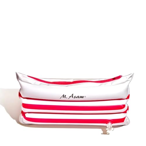 M. Asam Beach Pillow & Bag – praktisches 2-in-1 Kissen & Tasche für All Deine Lieblinge, aufblasbares Strandkissen für bequemes Entspannen, feucht abwischbar, Reisekissen