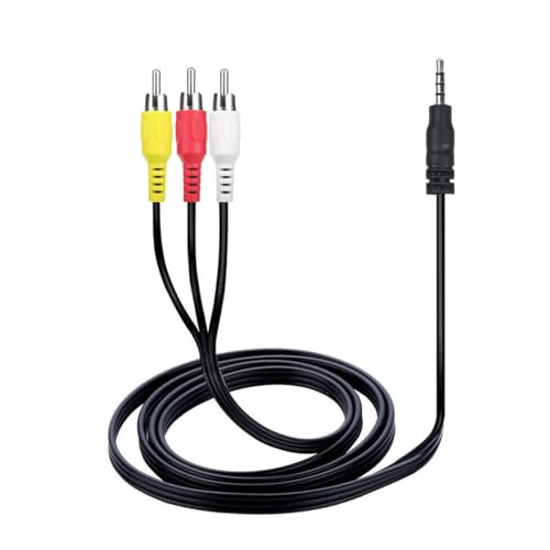 Guy-Tech 5ft AV A/V Audio Video TV-Out Kabel Kabel Kompatibel für Panasonic K2KC4CB00020 Camcorder