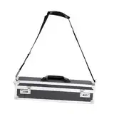 AWHAO Kochmesser-Etui, Aufbewahrungskoffer, Aluminiumrahmen mit Fächern, abschließbare Aufbewahrungsbox, Messerhalter, Schlossbox für Kochkurse