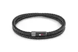 Tommy Hilfiger Jewelry armband für Herren aus Leder Schwarz - 2790262S