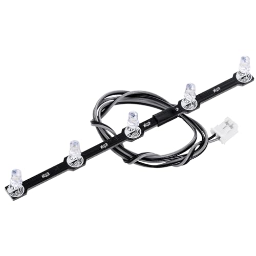 AXspeed 1/14 LED Dachlicht RC Truck Scheinwerfer 5-LED Lampe Strahler für Tamiya Traktor Actros 3363 56348 RC Truck
