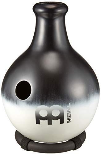 Meinl Percussion ID9BK/WH Fiberglass Liquid Ibo Drum (Large), black/white