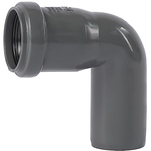 Rohrbogen 32mm passend zu Abwasserrohr zur Entwässerung Bogen 87,5 Grad, Kunststoffrohr