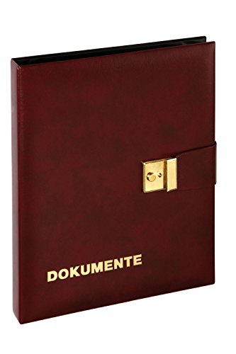 Pagna Dokumentenmappe (Dokumententasche, 4-Ring-Mechanik, 1H) weinrot