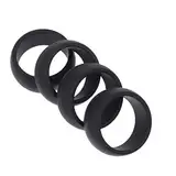 POPETPOP 4er Set Sport Finger Ringe Flexible Schützende Ringe Für änner Ideal Für Fitness Und Bodybuilding Größe 8 Langlebig Und Komfortabel