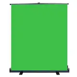 HAKUTATZ® Chromakey Greenscreen mit Auto-Lock-Rahmen faltenfestes Gewebe Fester Aluminiumfuß Hintergrund für YouTube (1.5 * 2M)