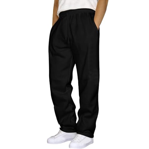 Generisch Cargo Hose Herren 140 grau Trainingshose Herren Baumwolle weit männer Wanderhose wasserdicht Thermohose gefüttert Outdoorhose Trainingshose Men kurz Cargo Hose Herren 146