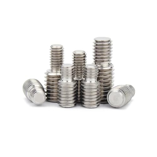 1/10 Stück 304 A2 Edelstahl-Gewindeadapter Stecker auf Stecker M3 M4 M5 M6 M8 M10 M12 M14 M16 auf M20 Doppelkopf-Übertragungsschraubenbolzen(Size:10pcs M3x4-M4x6)