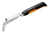 Fiskars Kleiner Fugenkratzer zum Entfernen von Unkraut und Moos, Länge: 33,8 cm, Schwarz/Orange, Hochwertiger Stahl/Glasfaserverstärkter Kunststoff, Xact, 1027045