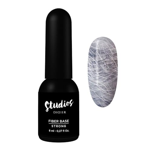 Didier Lab - Premium Fiberglas Gel Base Strong - Nagelhärter - UV Nagellack - Nagellack für Nagelschutz - Nail Polish für beschädigte Nägel - UV Lack für Manikür