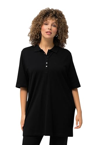 Ulla Popken, Damen, große Größen, Basic Poloshirt