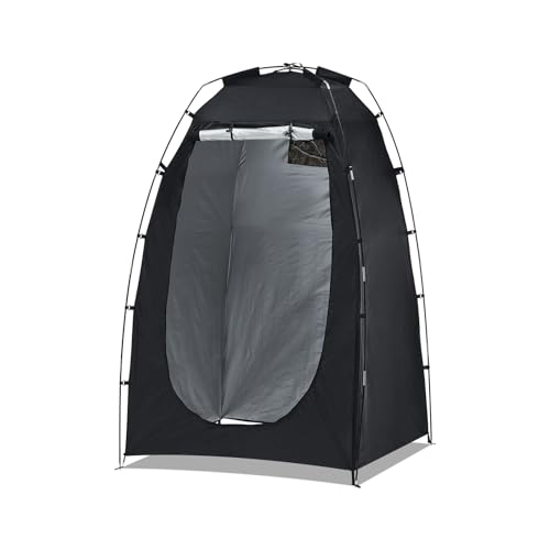 TUKAILAI Toilettenzelt Camping Umkleidezelt Privatsphäre Duschzelt, wasserdicht, UV-Schutz Toilette für Strand, Angeln, Wandern, Baden, Dressing, Outdoor, mit Einer Tragetasche