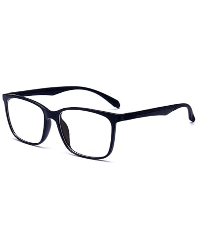 ANRRI Blaue Licht Blockieren Brille,Blaulichtfilter Brille,Gaming Brille UV-Schutz für PC, Handy und Fernseher,Herren/Damen（schwarz）