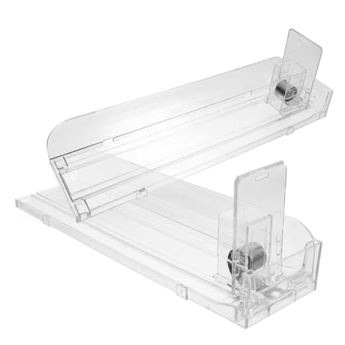ORFOFE 2Stücke Auto Push Zigarettenvitrine Transparenter Zigarettenschieber Rack Für Robuster Und Praktischer Zigarettenspender Für Effiziente Präsentation