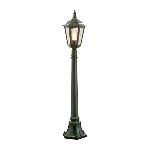 Konstsmide Firenze 7215-600 Standleuchte B: 23,5cm T: 23,5cm H: 120cm / 1x100W / IP43 / lackiertes Aluminium / grün