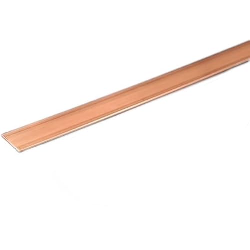 1pc T2 Red Copper Bar Flat Square Conductive Ground Purple Copper Plate Bus Bar Model Maker DIY Material 2/4/5/8x20x200mm(2x20x200mm)