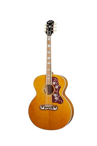 Epiphone J-200 Aged Natural Antique Gloss Westerngitarre