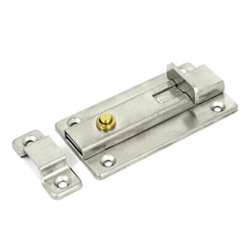10,2 cm Länge, Edelstahl, Tür, Tore, Sicherheitsriegel, Schieberiegel, 1 Satz