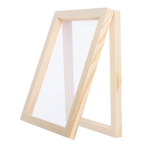HOMSFOU Holzkunst Bilderrahmen Materialpaket Kit Rahmen Papierhandwerk Großer Bildschirm Für DIY Bastelrahmen Rahmenherstellung Mehrzweck Papierrahmen Papierhandwerksrahmen