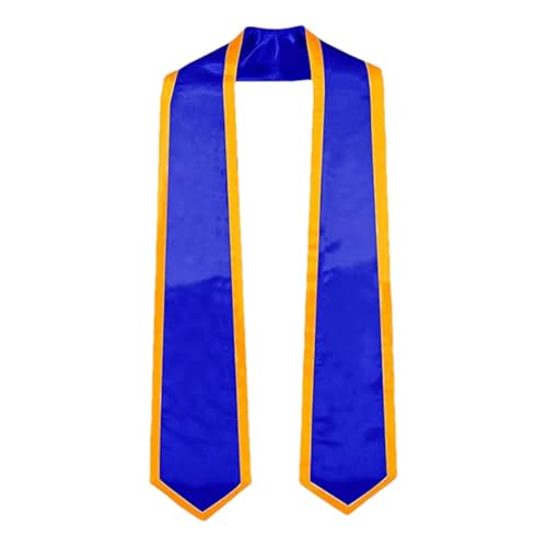 Graduation Stoles, Honors Stole, Satin Fabric Elegant Shine Lightweight Comfort Formal Look Gender Neutral Ceremony Ready Timeless Appeal Sash for Women, Men