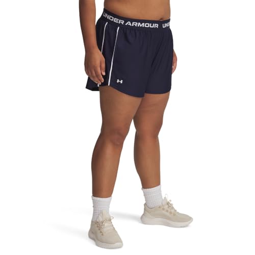 Under Armour Tech Play Up Shorts-Blu Damen Ballshort blau S