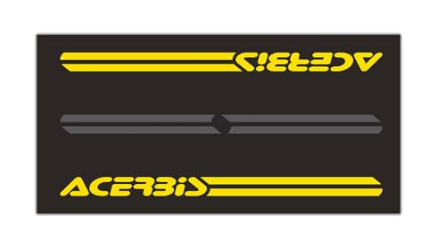 Acerbis 0021696.318 Polyester Teppich für Motorrad, 100 cm x 200 cm, Nero/Gillo