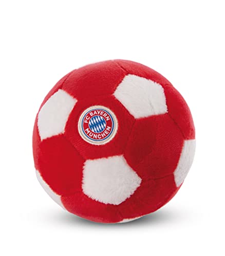 NICI 49087 Plüschball mit Glocke FC Bayern Bear Berni 12cm rot