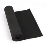 Do²ping Schwarz EVA Foam, 2mm dick (1-10mm) EVA Schaumstoff, 34x124.5cm mit hoher Dichte 86kg/m3 Cosplay Foam für Kunsthandwerk Kostüm DIY Projekt (2mm Schwarz)