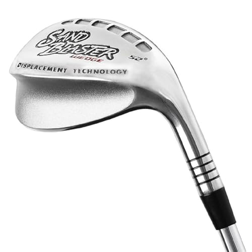 Sand Blaster 52 Grad Wedge Right Hand Einzigartiger und Vielseitiger Wedge Golfschläger für Herren