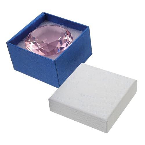 Milisten Realistisches Für Hochzeitsfeiern Kunstglas-Diamant-mittelstück 60 Mm Kristallglas- Eleganter Diamant-briefbeschwerer Diamant-Dekorationen 1 Stück